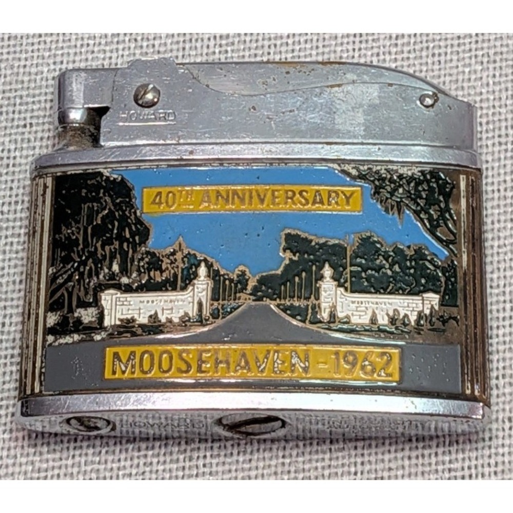 Howard Lighter Unisex OS Silver Fair Moosehaven 40th Anniversary 1962 Fraternal